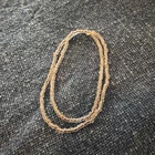 Vintage Barbie Double Strand Crystal Bead Necklace 916 Commuter Set Attached