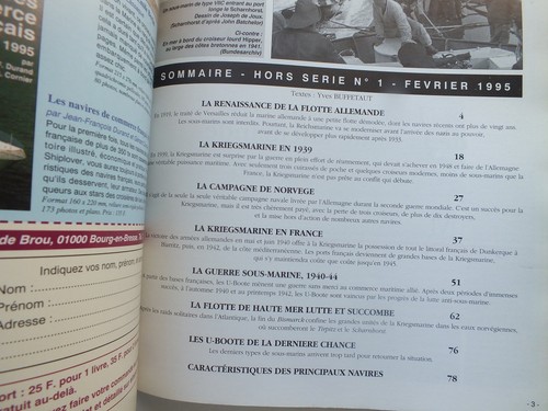 Marines Revue; Hors Serie No. 1: La Kriegsmarine 1939-45 - Picture 2 of 4