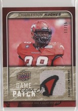 2015 Upper Deck CFL UD Game Jersey 11/15 Charleston Hughes #GJ-CH Patch 0c3