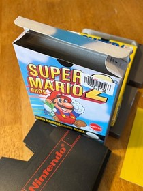 Super Mario Bros 2 *variant!& 3! NES nintendo cib! manuals & posters Authentic! 