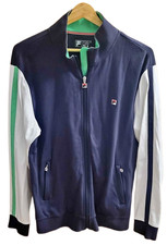 Men s White Line Fila Vintage Settanta Track Jacket Size XL