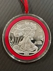 2003 American Silver Eagle 1 oz .999 Fine Silver Christmas Ornament