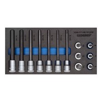 "Gedore 1500 CT1-IN 19 LKM Satz SchraubendrehereinsäTze 1/2\" In Check-Tool-Modul"