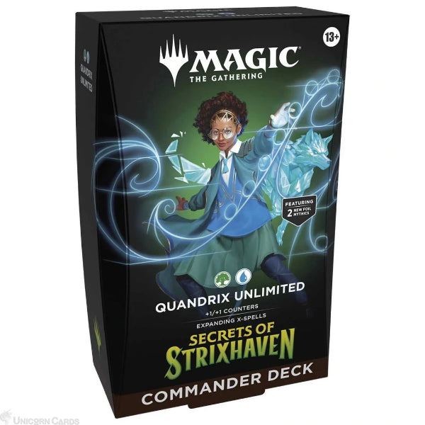 Magic The Gathering Secrets of Strixhaven Commander Deck - Quandrix Unlimited