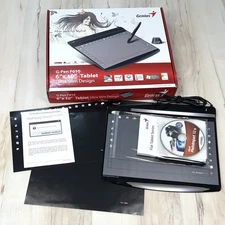 GENIUS G-Pen F610 6"x10" Ultra Slim USB Tablet Set w/ Box & Pen *No Pen Holder*