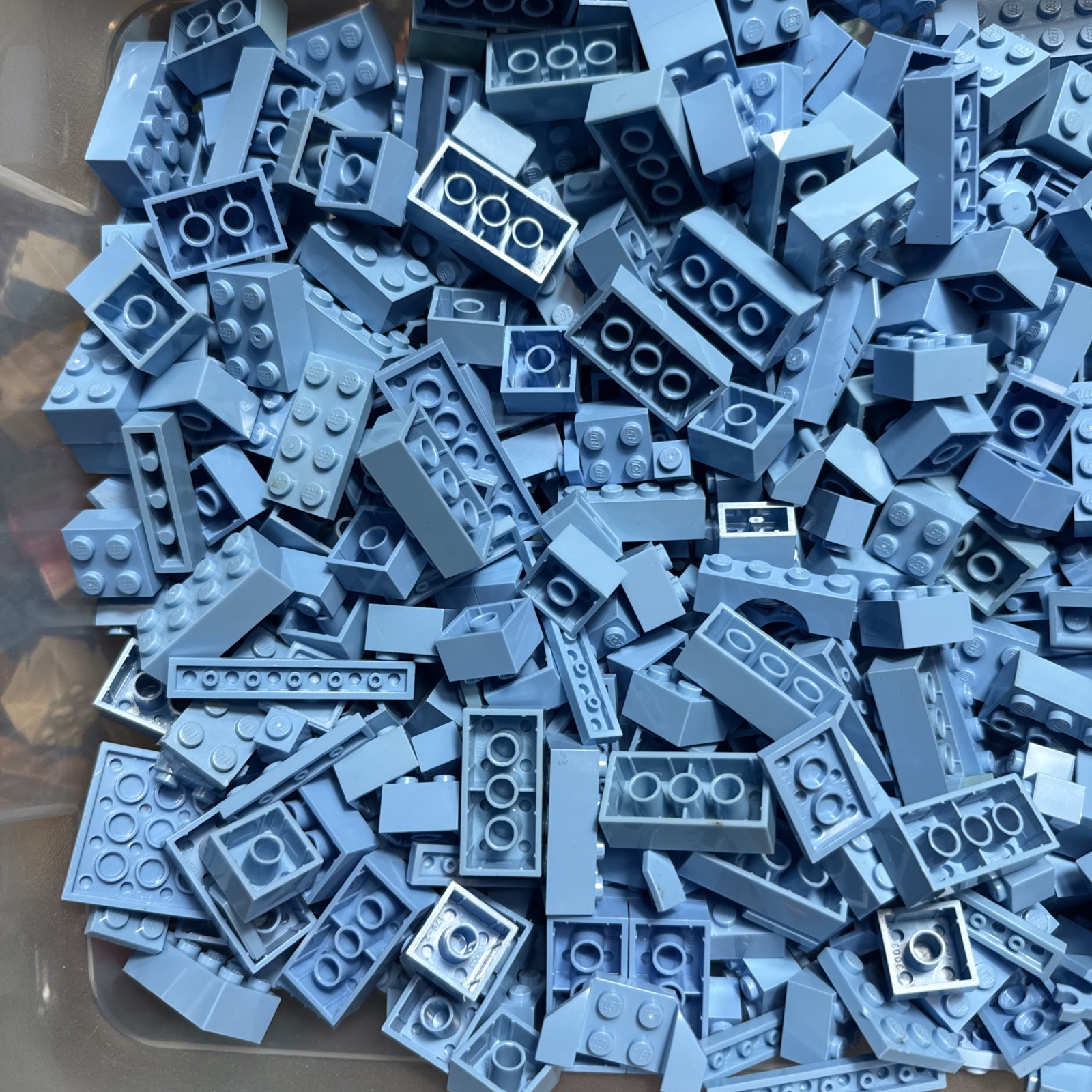 LEGO CLEAN BRIGHT LIGHT BLUE 100 PIECES
