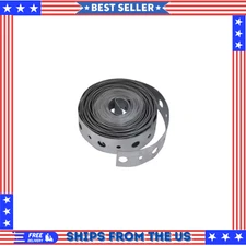 3/4in. x 10ft 28-Gauge Galvanized Pipe Hanger Strap Corrosion Resistance Durable