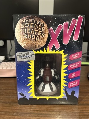 MST3K Vol. 16 4 Disc DVD Set w/ Tom Servo Figure Sealed Ultra Rare