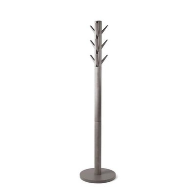 Umbra Flapper Coat Rack, Grey, Entryway Clothing Hanger,Umbrella & Hat Organizer