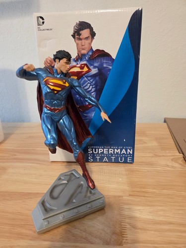 Superman Man of Steel Statue by Kenneth Rocafort | eBay