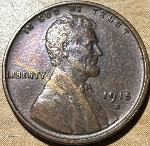 1915 D Lincoln Wheat Cent Penny VF/XF  #2118