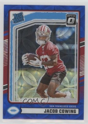 2024 Donruss Rated Optic Preview Blue Scope Prizm Jacob Cowing Rookie RC 1k83