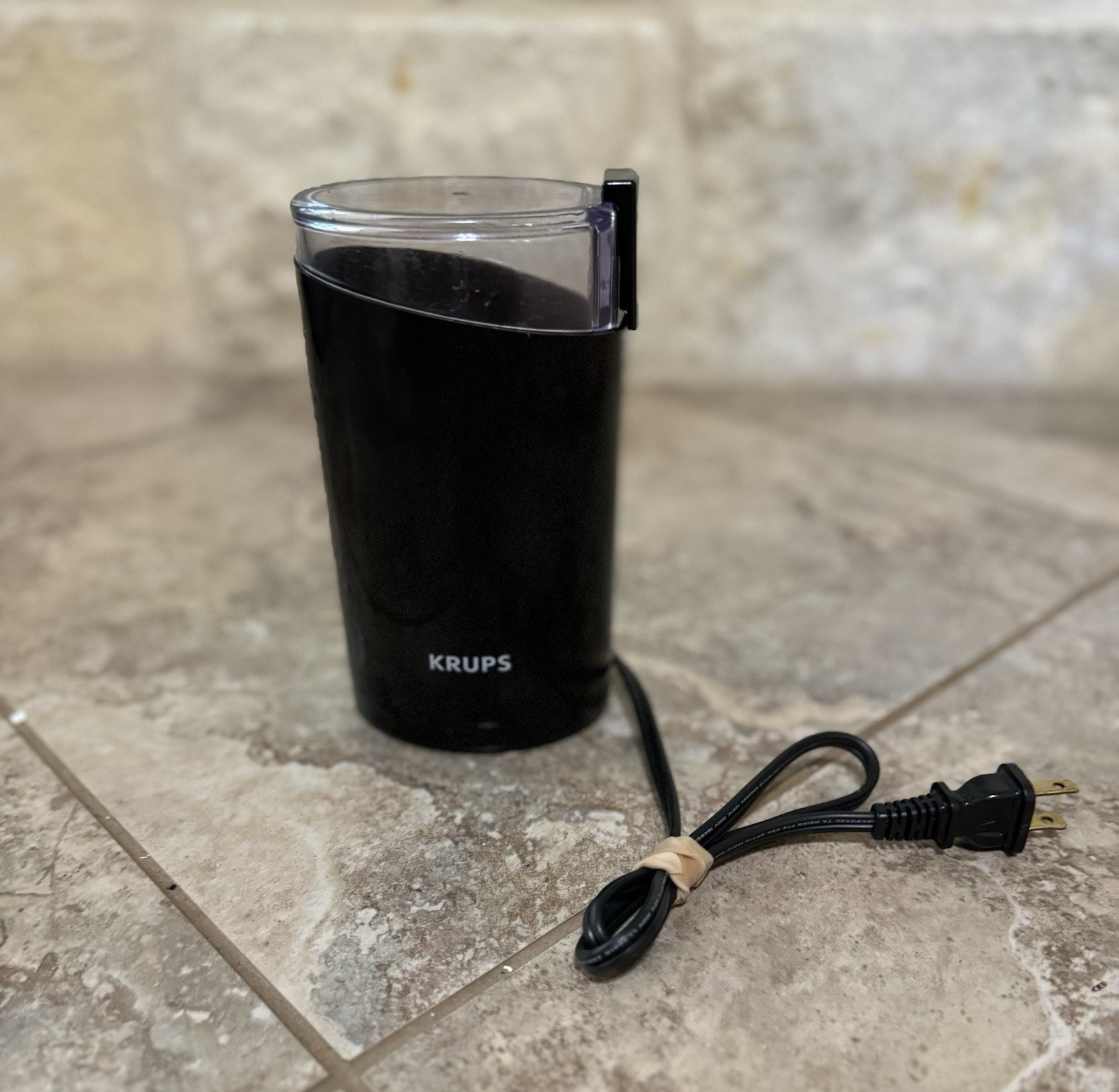 KRUPS Fast Touch Electric Coffee and Spice Grinder with Stainless Steel Blades  