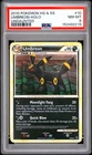 2010 POKEMON HEARTGOLD & SOULSILVER UNDAUNTED #10 UMBREON-HOLO PSA 8