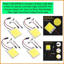 White Cob 48smd Everbright Led Dome Light Bulb 4 Pack 12v Interior Led Panel ... White Cob 48smd Everbright Led Dome Light Bulb 4 Pack 12v Interior Led Panel ...