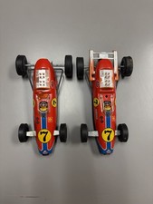 TN Nomura Japan Tin Litho Lotus Race Car Friction Toy Lot x2