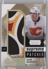 2016-17 SP Game Used Supreme Patch 15/15 Sam Bennett #PA-SB Patch 0t9e