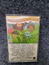 Vintage Beach Boys Endless Summer Black Cassette Album 1974 Capitol Surf Rock