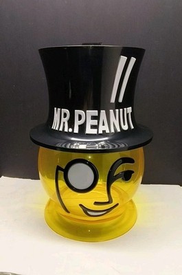 Vintage Planters Mr. Peanut Head Hat Counter Display Snack Bowl 13'' Tall