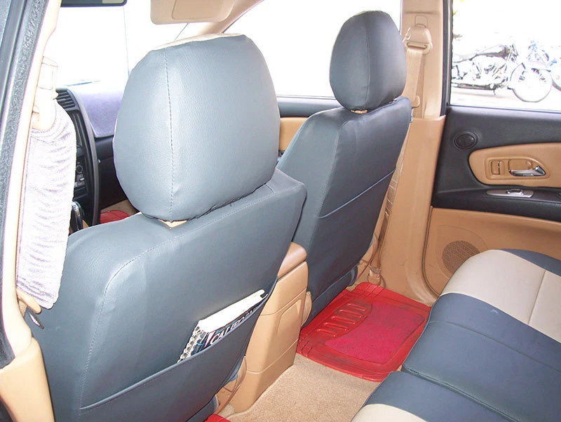 适用于 ISUZU AXIUM 座椅套 2002 - 2004 IGGEE S.LEATHER 定制 13 种颜色 — 第 3/4 张图片
