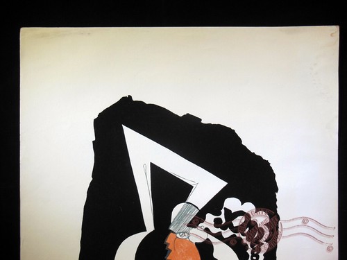 Georges Braque 1950 White Water Pitcher * Vintage Serigraph Abstract * Verve Art - Picture 8 of 12