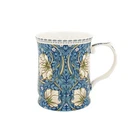 New Fine Bone China William Morris Coffee Tea Mug w Handle Cup Blue Flower 415cc