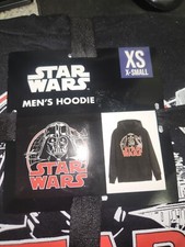 Star Wars Darth Vader Childs S6-7, Black Zip Up Hoodie Sweatshirt, Ta5
