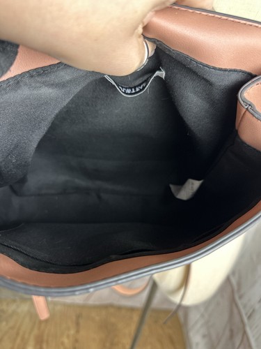 Just Fab NUEVO SIN ETIQUETAS Mochila de Cuero Sintético Cartera Correas Ajustables Bolso - Imagen 5 de 6