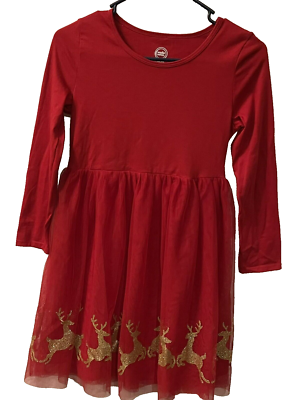 Christmas dress Wonder Nation big girls size L 10/12 Red color | eBay