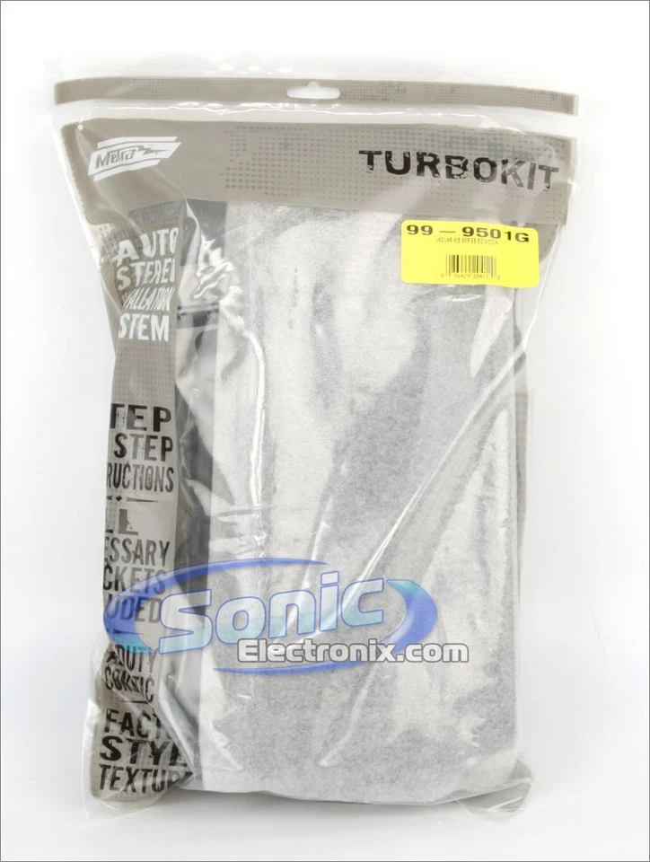 Kit de instalación de tablero DIN simple/doble Metra 99-9501G para Jaguar Select 2002-07 Foto 4 de 4