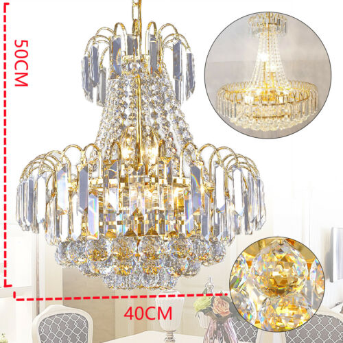 K9 Modern Ceiling Light Lamp Pendant Fixture Lighting Elegant Crystal Chandelier
