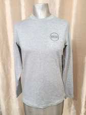 Hawaiian Island Creations Maui HIC Gray Surf Shirt Upf 50 + Uva-b Womans Medium