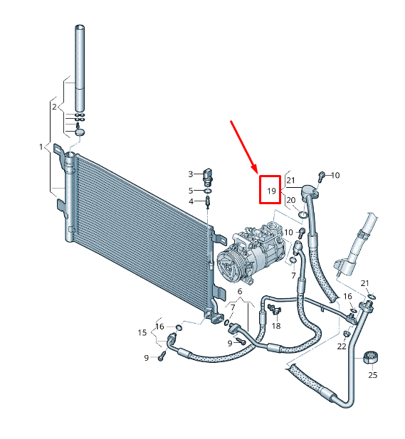AUDI A6 AIR CON PIPES CONDITIONING HOSES 4K0816743BG 1821 for sale