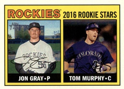 2016 Heritage Base, Minor, Purple, Refractors, Chrome and Insert Singles