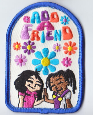 Add A Friend Bring a Friend Two Girls Girl Scout Recruitment Fun