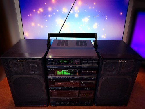 SONY FH-215R 💎COME NUOVO💎 raro boombox stereo a cassetta vintage - Foto 8 di 12