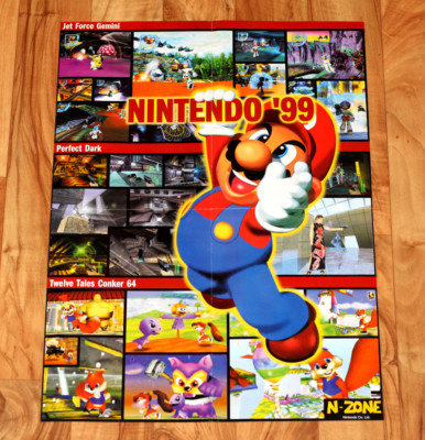 Twelve Tales Conker 64 Jet force Gemini Mario Zelda Poster 58x42cm