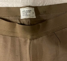 Base Layer Bottom-Cold Weather- Size Large