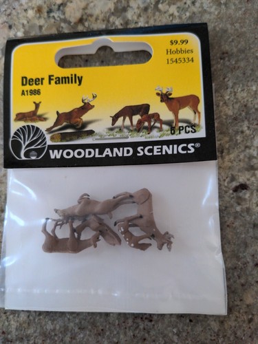Woodland Scenics A1986 Deer Family HO Scale NEW | eBay