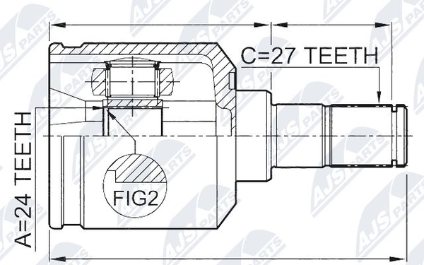 NPW-KA-311 NTY Gelenksatz, Antriebswelle FüR KIA-image