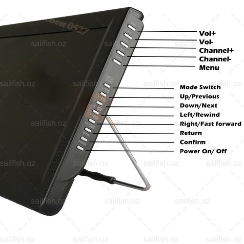 14" Digital Television Car Portable HD TV 1080P TFT LED HDMI 12V Player MP4 MP3 - Picture 11 of 12