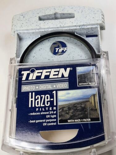 Genuine Tiffen 67mm UV Haze 1 Glass Lens Filter 67 mm UV Protection Safety E-67 - Picture 1 of 4