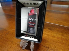 ZIPPO IMPROVED NEW FORMULA FUEL CAN DESIGN ZIPPO LIGHTER MINT IN BOX