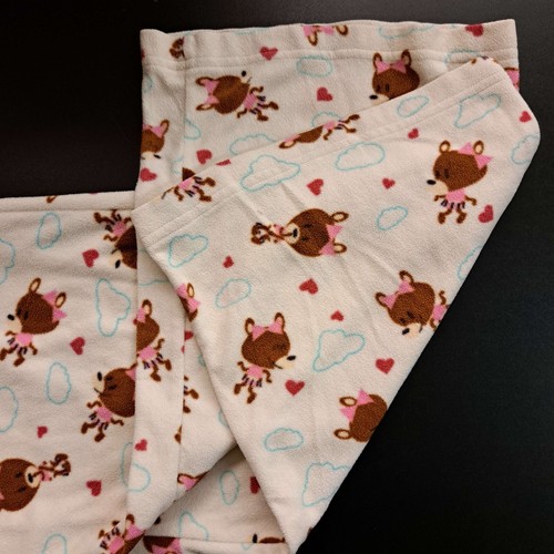 Jerry Leigh Entertainment Just Jimmy Girls S White Pink Teddy Bear Pajama Pants - Picture 16 of 23