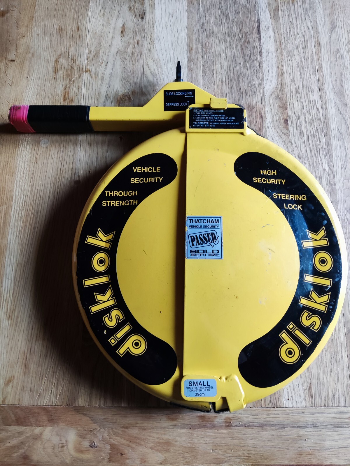 disklok steering wheel lock small eBay