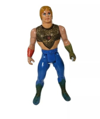 He-Man Bow Heart figure 1980s retro MOTU She-Ra 1984 5'' Vintage