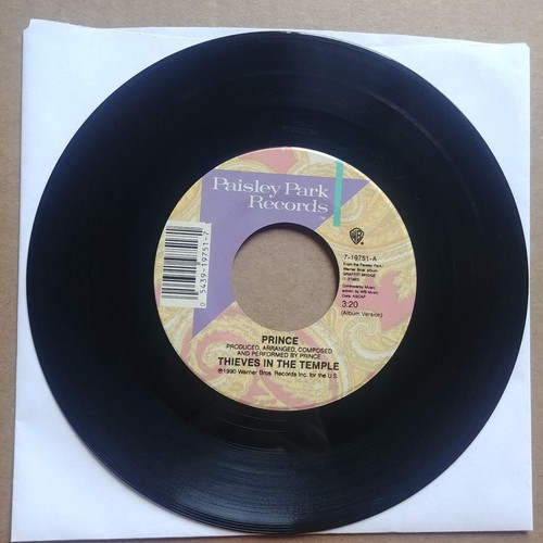 PRINCE Thieves In The Temple 45 7" FUNK SOUL Record Vinyl Records 1987