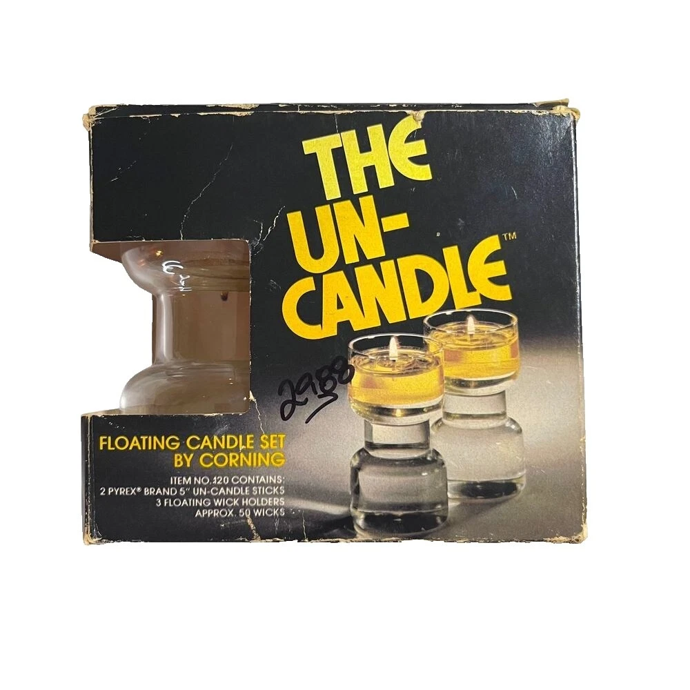 Vintage/Retro Glass Candle Holders & Accessories