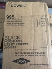 DOWSIL 995 Silicone Structural Sealant BLACK 12 Cartridges - EXP. Sept 28 2024