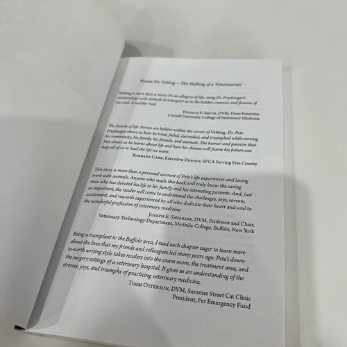 Vetting The Making of A Veterinarian Dr. Freyburger Career Goal Study Animal Sci - Picture 7 of 9